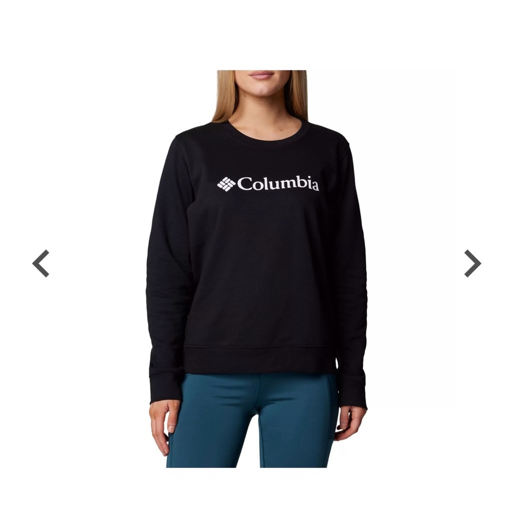 Columbia Black Crewneck Sweatshirt